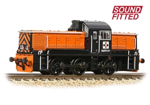 372-954SF Class 14 D2/9531 NCB British Oak Orange & Black