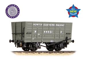 373-375 NER P7 Coal Hopper North Eastern Railway Grey (ND)