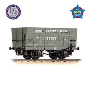 373-375A NER P7 Coal Hopper North Eastern Railway Grey (ND)