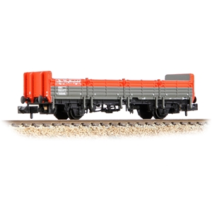 BR OBA Open Wagon Low Ends BR Railfreight Red & Grey