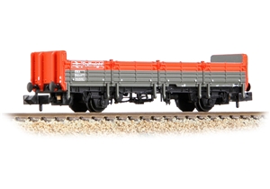 BR OBA Open Wagon Low Ends BR Railfreight Red & Grey