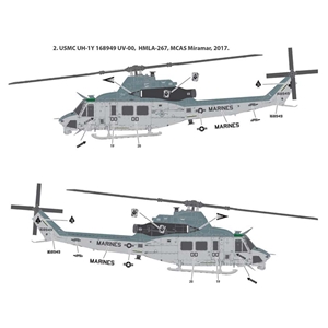 US Marines UH-1Y Venom Utility Helicopter
