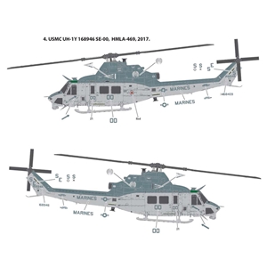 US Marines UH-1Y Venom Utility Helicopter
