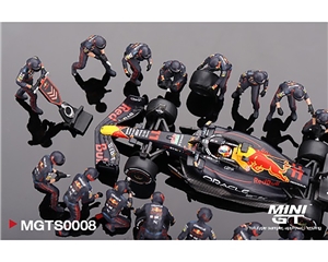 Red Bull RB18 S.Perez 2022 Abu Dhabi GP Pit Crew Set Ltd Ed. (Inc.Car)