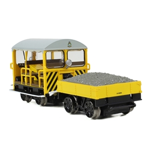 Wickham Type 27 Trolley Car BR Departmental Yellow (Wasp Stripes)