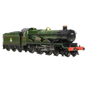 GWR 4073 'Castle' 5015 'Kingswear Castle' BR Lined Green Early Emblem