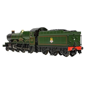GWR 4073 'Castle' 5015 'Kingswear Castle' BR Lined Green Early Emblem