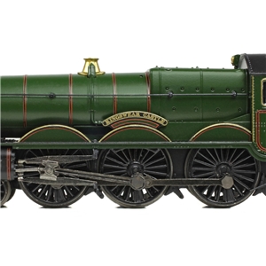 GWR 4073 'Castle' 5015 'Kingswear Castle' BR Lined Green Early Emblem