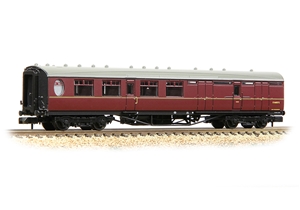 LNER Thompson Brake Second Corridor BR Maroon