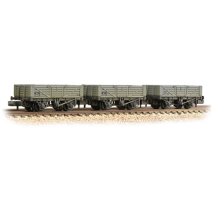 5 Plank 3-Wagon Pack BR Grey (Early) [W]