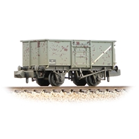 BR 16T Steel Mineral Wagon with Top Flap Doors BR Grey [W]