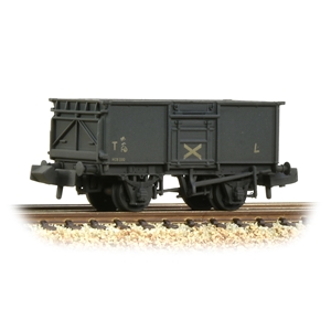 377-228 BR 16T Steel Mineral Wagon with Top Flap Doors NCB Grey