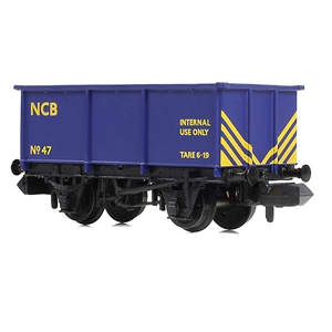 377-282A BR 27T Steel Tippler Wagon NCB Blue - ANGLE