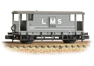LMS 20T Brake Van LMS Grey