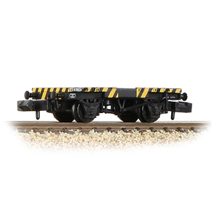 377-343 377-342 Conflat Wagon BR Bauxite (Early) with 2 