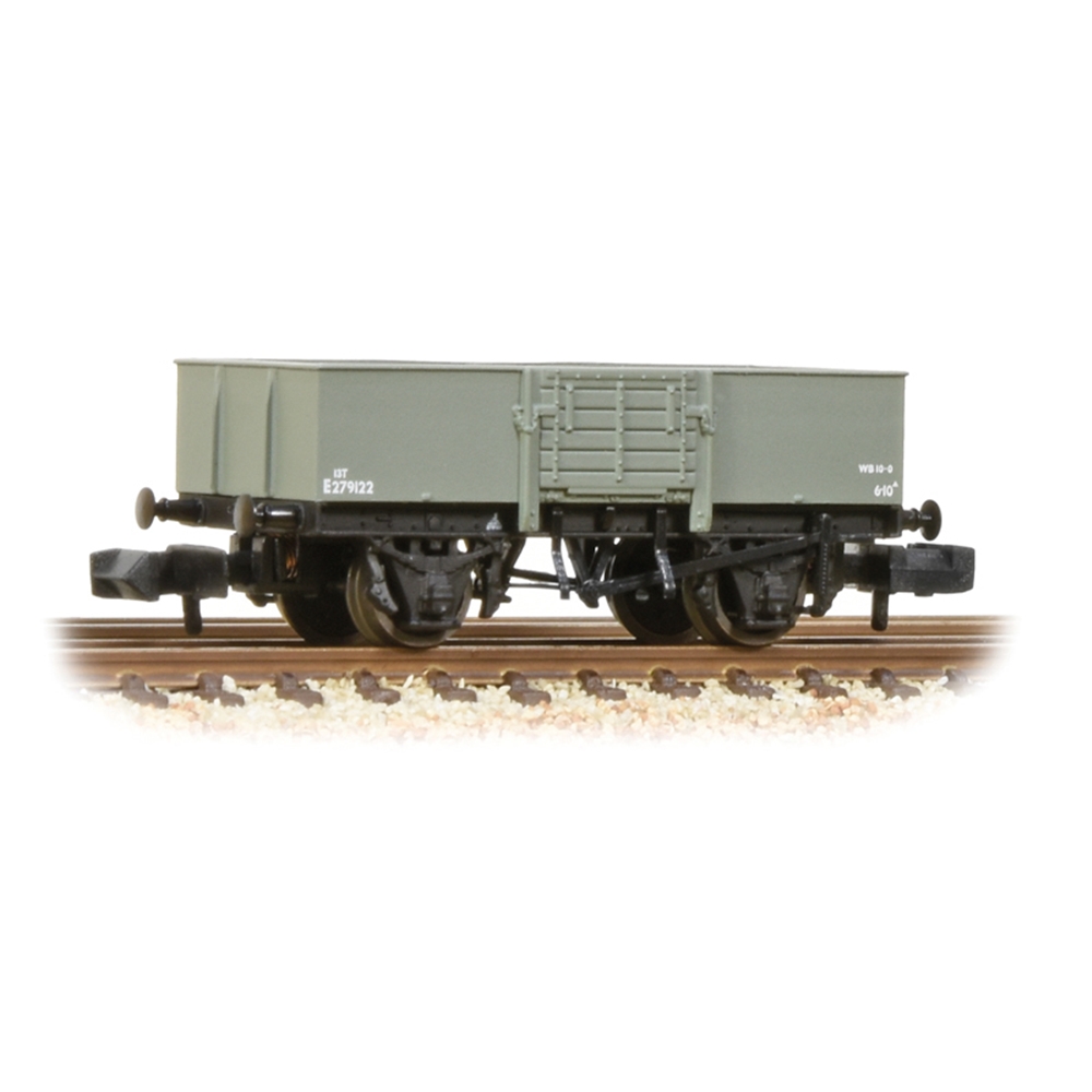 LNER 13T Steel Open with Smooth Sides Wooden Door BR Grey (Early)
