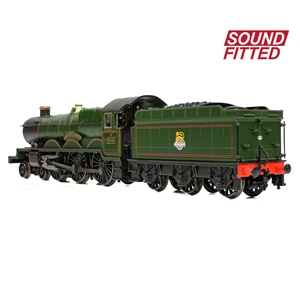 GWR 4073 'Castle' 5015 'Kingswear Castle' BR Lined Green Early Emblem