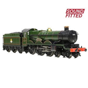 GWR 4073 'Castle' 5015 'Kingswear Castle' BR Lined Green Early Emblem