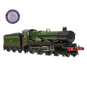 GWR 4073 'Castle' 4082 'Windsor Castle' GWR Lined Green (Shirtbutton)