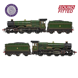 GWR 4073 'Castle' 4082 'Windsor Castle' GWR Lined Green (Shirtbutton)