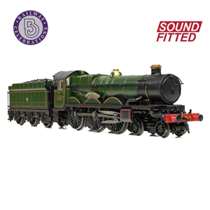 GWR 4073 'Castle' 4082 'Windsor Castle' GWR Lined Green (Shirtbutton)