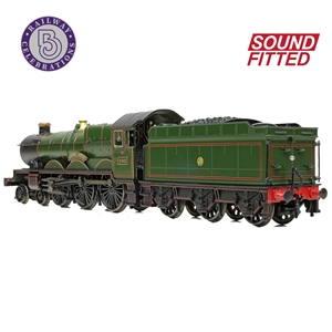 GWR 4073 'Castle' 4082 'Windsor Castle' GWR Lined Green (Shirtbutton)