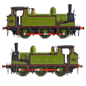 NER E Tank 495 NER Lined Green & Maroon