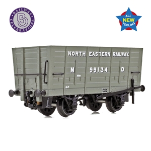 NER P7 Coal Hopper North Eastern Railway Grey (ND)