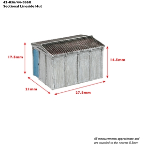 Sectional Lineside Hut - Red Door