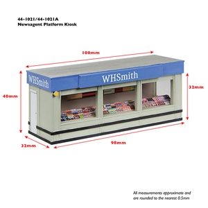 Newsagent Platform Kiosk - Blue