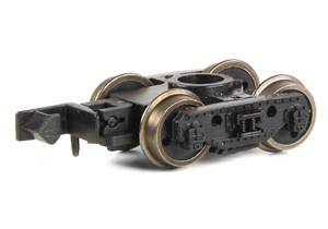 Plate Back Wagon Bogies with 3-Hole Disc Wheels (x2)