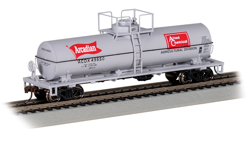 Chemical Tank Car - Allied Chemical/Arcadian #49550 W/Large Dome