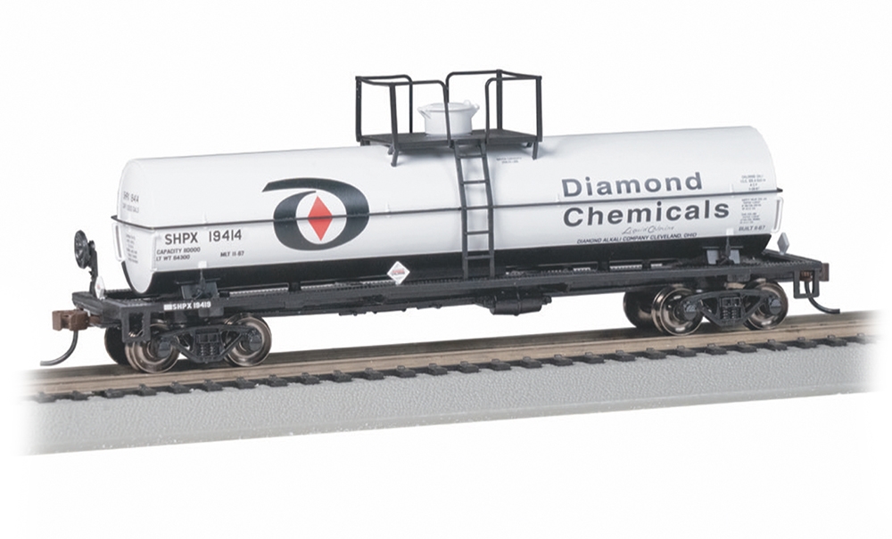 Chemical Tank Car - Diamond Chemicals #19414 W/Small Dome
