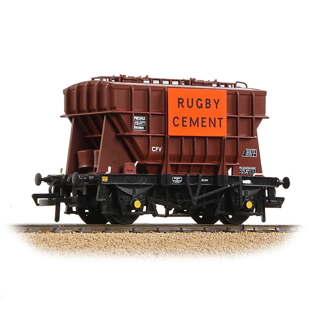 BR 22T 'Presflo' Cement Wagon BR Bauxite (TOPS) 'Rugby Cement'