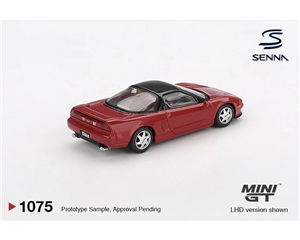 Honda NS-X Prototype Midship Sports 1989 Ayrton Senna with Figure