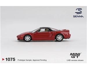 Honda NS-X Prototype Midship Sports 1989 Ayrton Senna with Figure