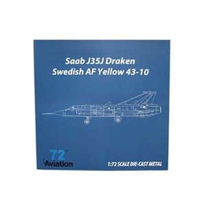 Saab J35J Draken Swedish Air Force Yellow 43-10