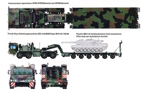 German Army Faun Panzer Transporter