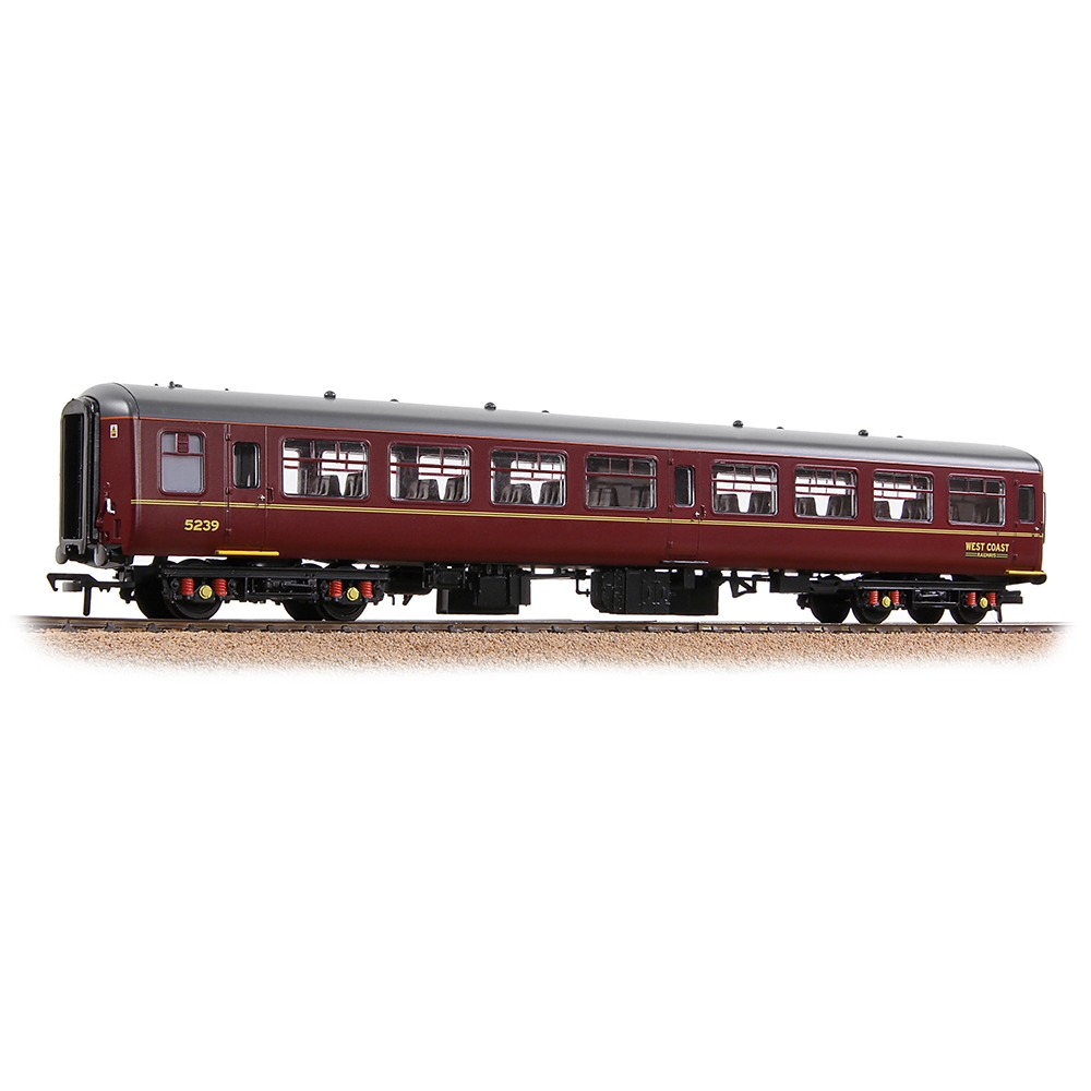 BR Mk2 TSO Tourist Second Open WCRC Maroon
