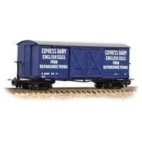 Bogie Covered Goods Wagon 'Express Dairy Company' Blue