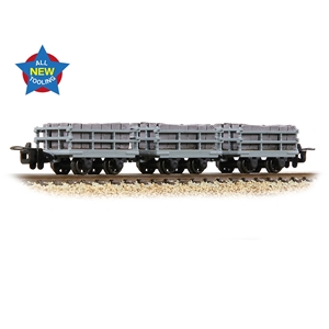 393-227 Dinorwic Slate Wagons with sides 3-Pack Grey [WL]