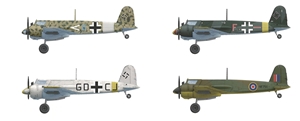 German Air Force Henschel Hs 129 B-2 Ground Attack Aircraft