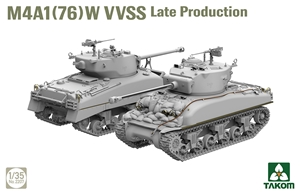 US Army M4A1(76w) Sherman VVSS Medium Tank Late Production