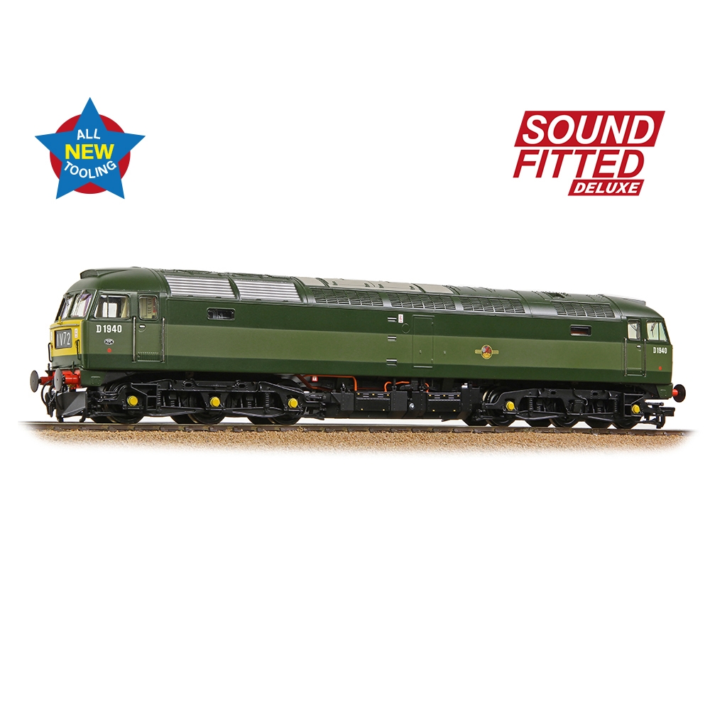 Class 47/0 D1940 BR Two-Tone Green (Small Yellow Panels)