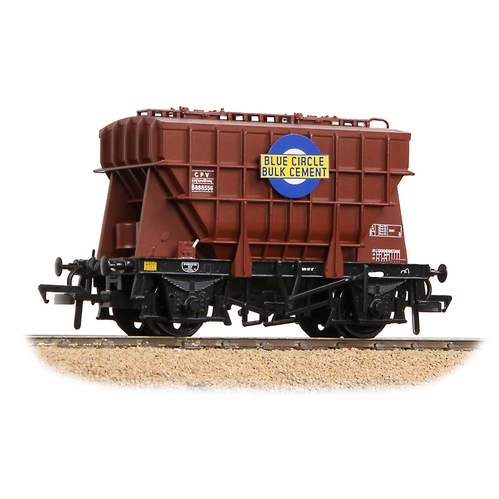 BR 22T CPV Presflo Bulk Powder Wagon BR Bauxite 'Blue Circle'