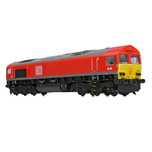 Class 66/0 66124 DB Cargo Red