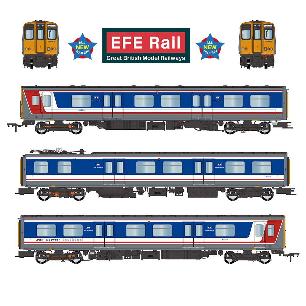 Class 313 3-Car EMU 313061 BR Network SouthEast