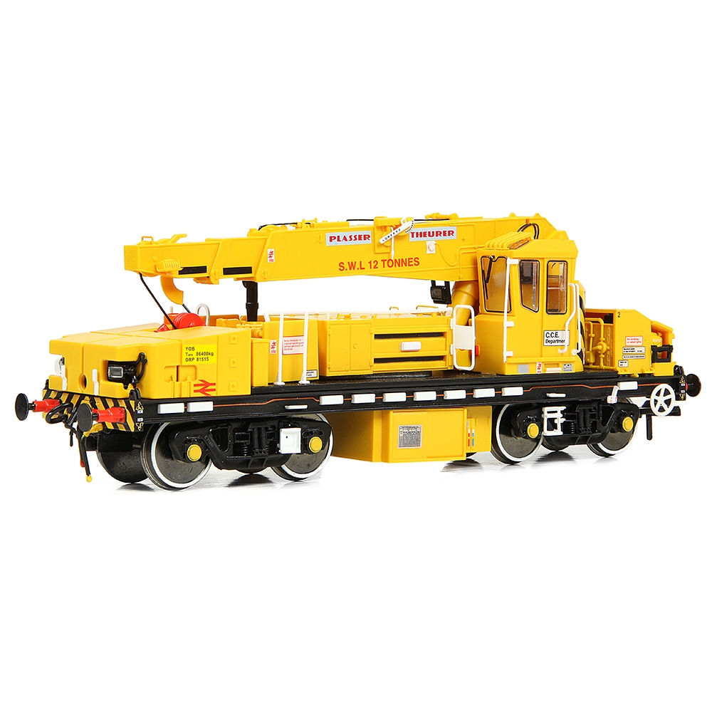Plasser 12T YOB Diesel-Hydraulic Crane DRP81515 BR Departmental Yellow