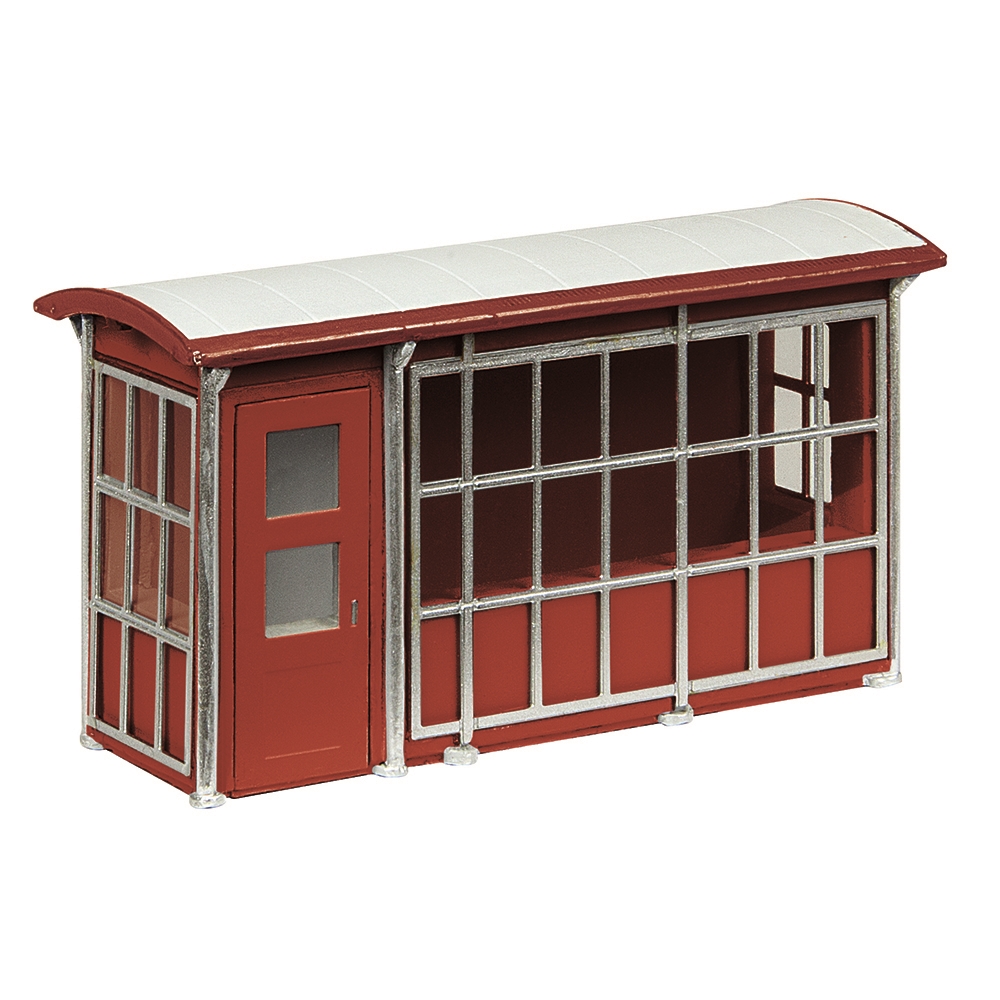 Metal Platform Shelter - Red