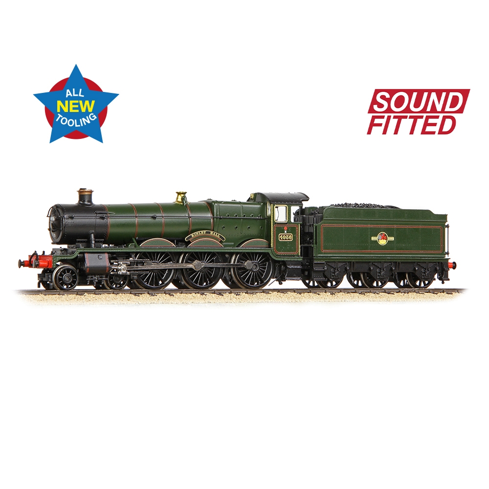 GWR 49XX 'Hall' 4936 'Kinlet Hall' BR Lined Green (Late Crest)